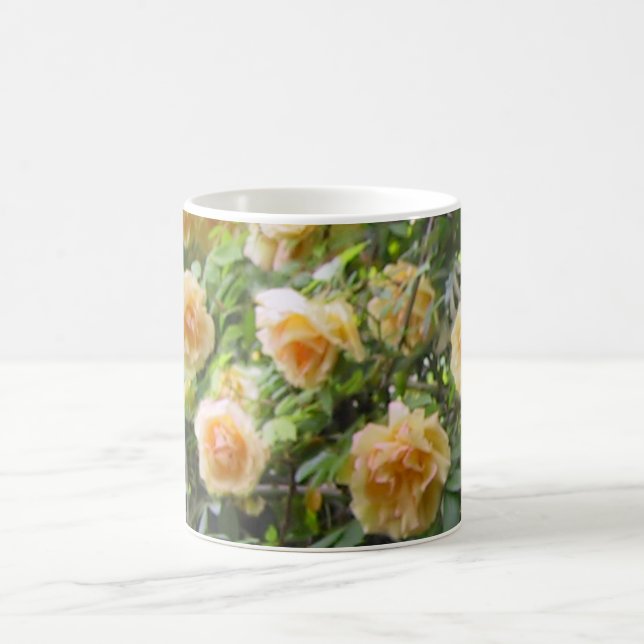Caneca de café com rosas (Centro)