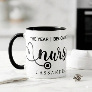Caneca de Café com Rótulo Personalizado de Estetos