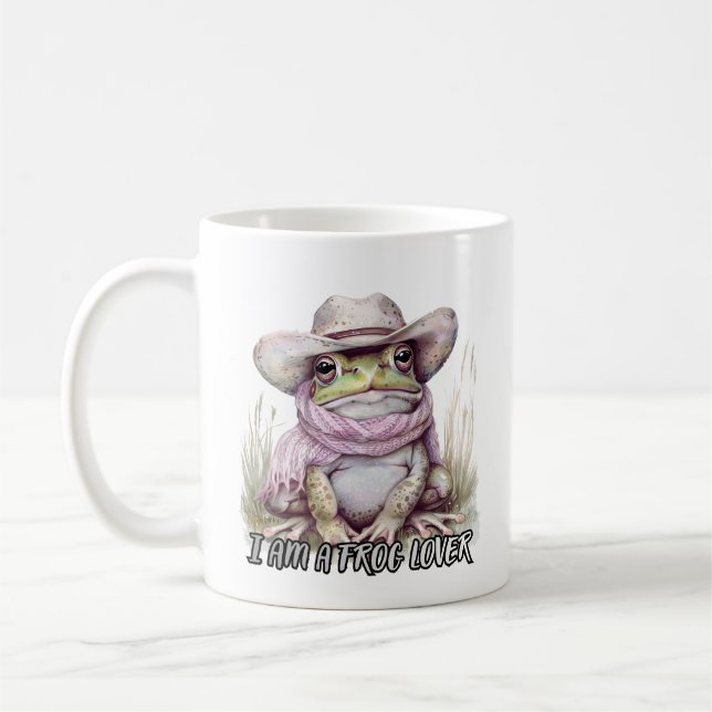 Caneca de Café com Sapo Caprichoso (Esquerda)