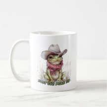 Caneca de Café com Sapo Caprichoso
