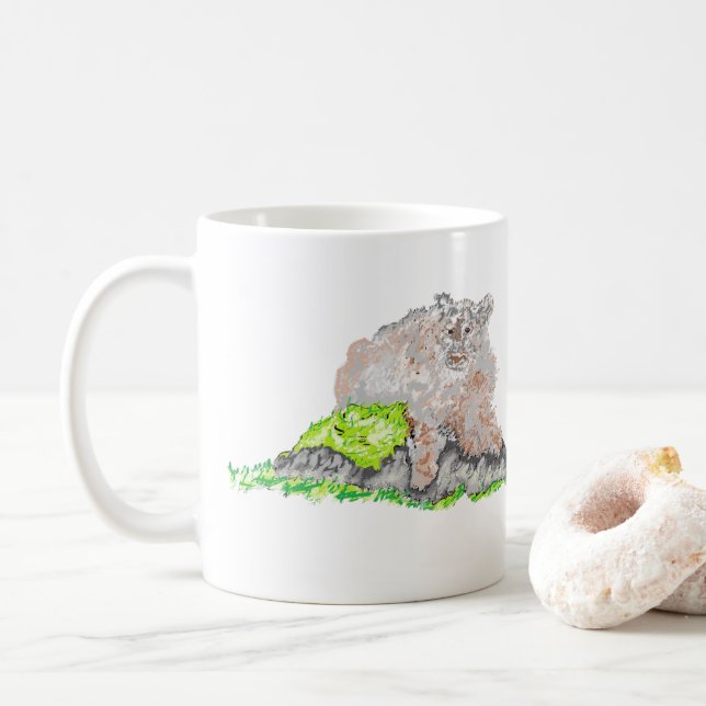 Caneca de Café  :  Com Sede (Com Donut)