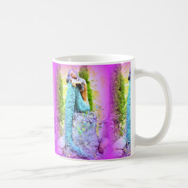 caneca de café com sereia dormente (Direita)