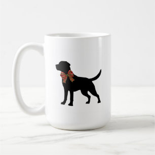 Caneca de Café com Silhueta de Cachorro Labrador R