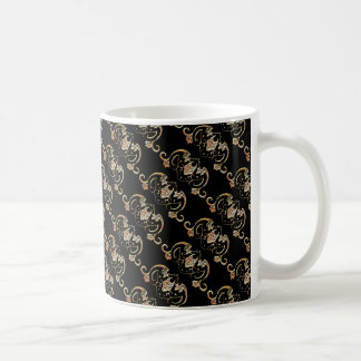 Caneca de Café com Símbolo Chinês de Morcego