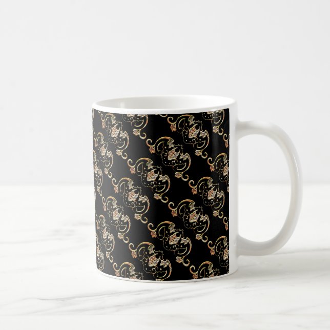 Caneca de Café com Símbolo Chinês de Morcego (Direita)