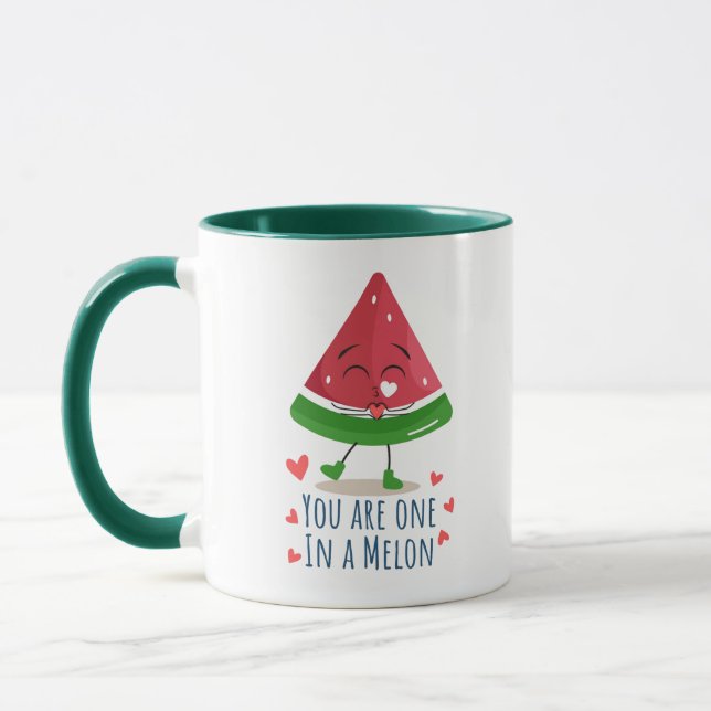 Caneca de Café com Tema de Frutas Estéticas (Esquerda)