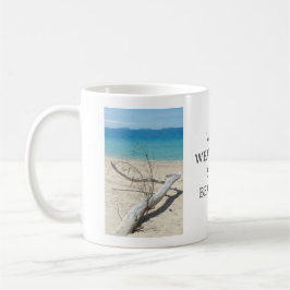 CANECA DE CAFÉ COM TEMA DE MADEIRA FLUTUANTE
