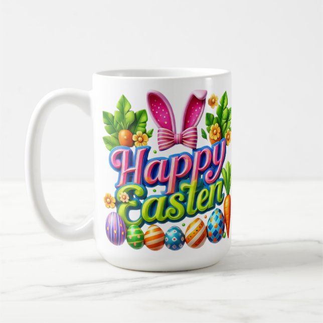 Caneca De Café Com Tema de Páscoa  (Esquerda)