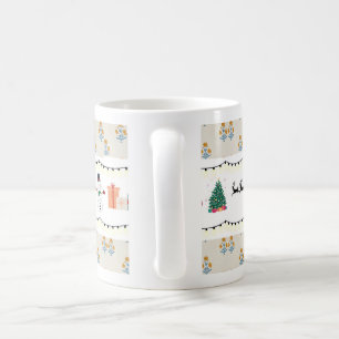 Caneca de café com tema natalino,