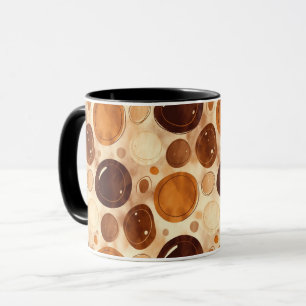 Caneca de Café com Textura de Seixos – Estilo Neut