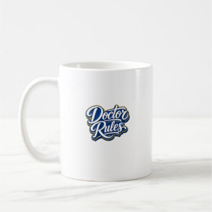 Caneca de café com tipografia engraçada de present