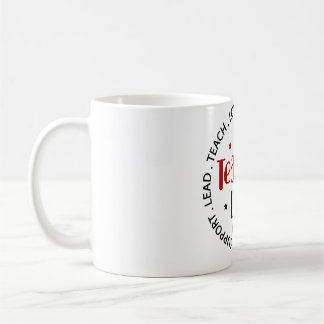 Caneca de Café com Tipografia Inspiradora da Vida