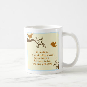 caneca de café com tweet