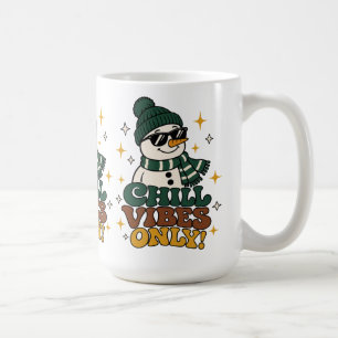 Caneca de Café com Vibrações Frias de Boneco de Ne
