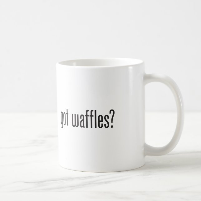Caneca De Café com waffles (Direita)