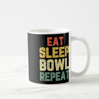 Caneca De Café Coma a bola de sono Repetir a Boliche da testa