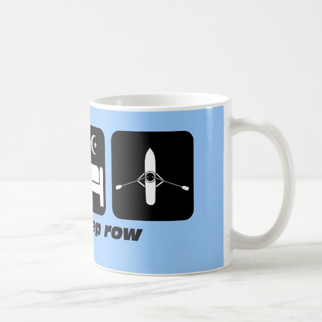 Caneca De Café coma a fileira do sono (Direita)