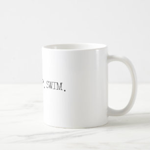 Caneca De Café Coma a natação do sono