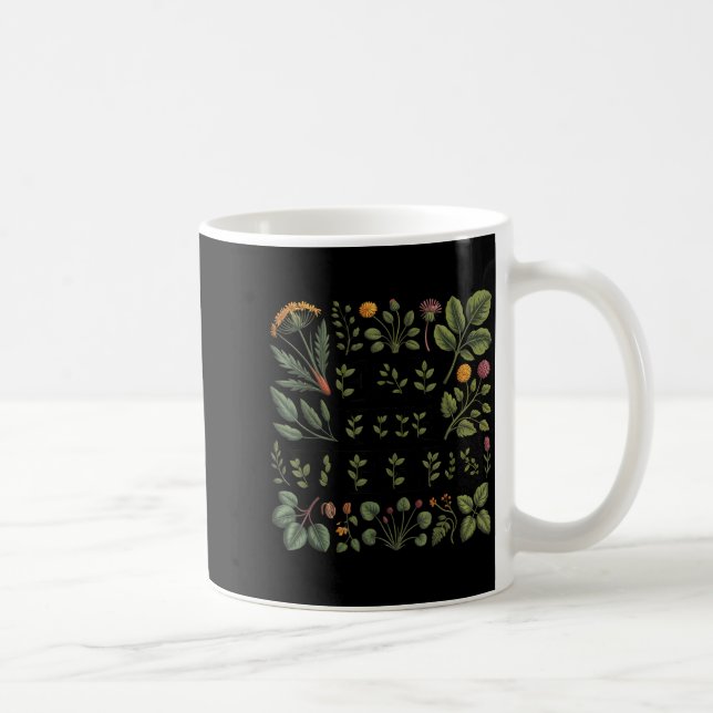 Caneca De Café Coma as ervas daninhas engraçado forrageamento bot (Direita)