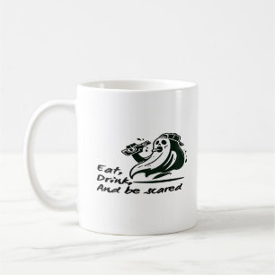 Caneca De Café Coma Beba E Seja Assustador Clube Assustador Legal