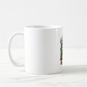 Caneca De Café Coma Beba Seja Esqueleto Assustador Abóboras de Ha
