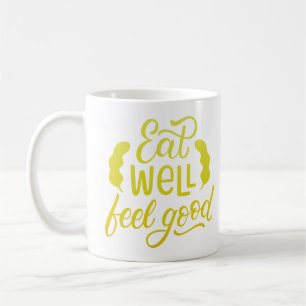 CANECA DE CAFÉ COMA BEM SINTA-SE BEM
