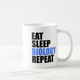 Caneca De Café Coma Biologia Sono Repita Biólogo Professor Ensina