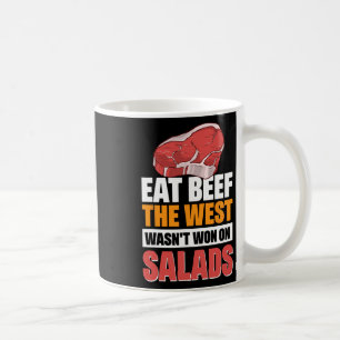 Caneca De Café Coma carne de bovino O Ocidente não ganhou com sal