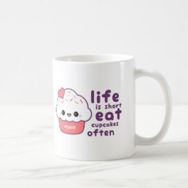 Caneca De Café Coma cupcakes frequentemente