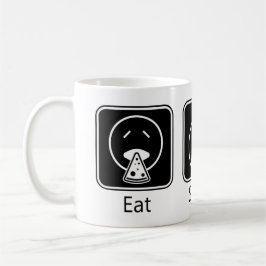 Caneca De Café Coma, Dorme, Jogo