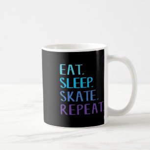Caneca De Café Coma Dorme Patina Repete - Camiseta de Patinação n