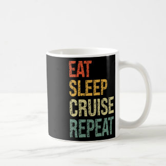 Caneca De Café Coma Dormir Cruzeiro Repita Família Casal Praia Fé