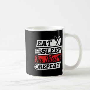 Caneca De Café Coma Dormir Jiu Jitsu Brasileiro Repetir - Jiu Jit