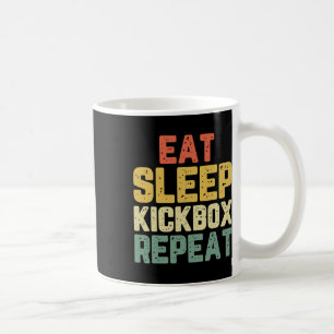 Caneca De Café Coma Dormir Kickbox Repetir Kickboxing Kick Boxing