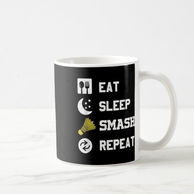 Caneca De Café Coma, Durma, Esmague, Repita! Caminhão Divertido  (Direita)