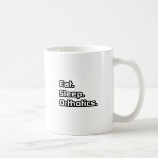 Caneca De Café Coma. Durma. Ótica.
