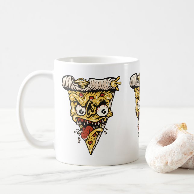 Caneca De Café Coma Essa Pizza Mug - Para Pizza De Verdadeira Piz (Com Donut)