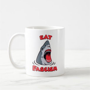 Caneca De Café Coma Fascismo Antifascista