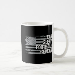 Caneca De Café Coma futebol americano Homens mulheres mulheres mu