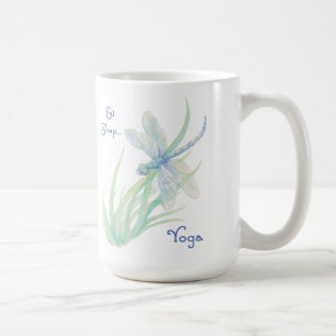 Caneca De Café Coma Ioga Do Sono, Diversão Dizendo Dragonfly