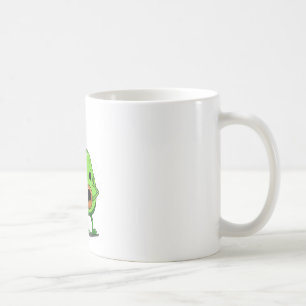 Caneca De Café Coma Mais Salsa Vegan Avocado Cute Guacamole Diver
