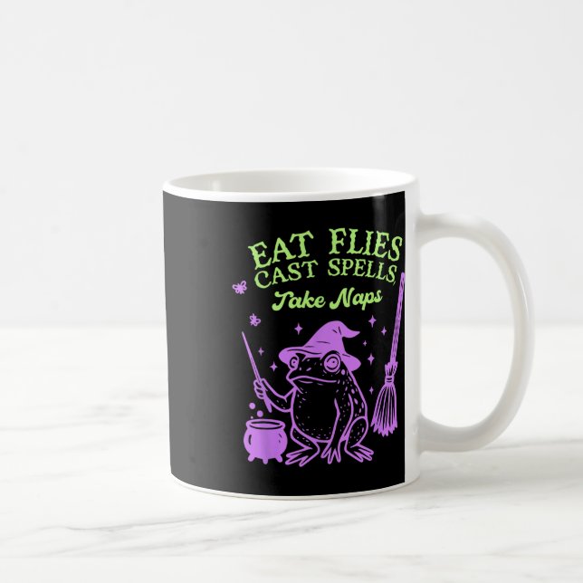 Caneca De Café Coma Moscas Com Feitiços. Tome Naps (Direita)