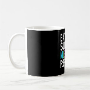 Caneca De Café Coma Musicais Do Sono Repetem, Presentes De Ação D