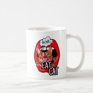 Caneca De Café Coma o Gato!
