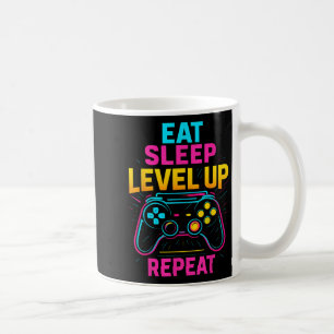 Caneca De Café Coma o nível de latência para cima Repita o jogo d