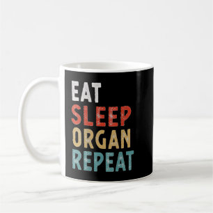 Caneca De Café Coma o orgão do sono Repetir Jogador Engraçado Pre
