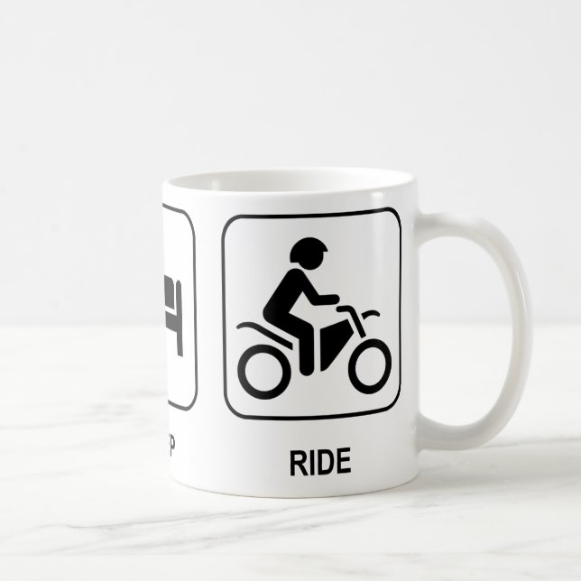 Caneca De Café Coma o passeio do sono (Direita)