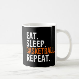 Caneca De Café Coma o Presente Repetitivo de Basquete no Sono