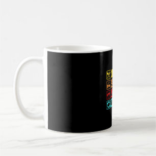 Caneca De Café Coma o tambor adormecido Repetir o Roupa do bateri