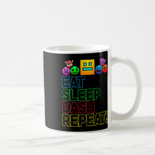 Caneca De Café Coma O Travamento Do Sono Repetir A Geometria Do J